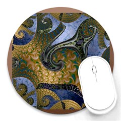 Sea Of Wonder Round Mousepads by LW41021