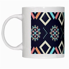 Gypsy-pattern White Mugs by PollyParadise