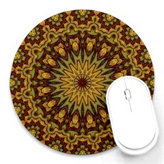 Woodwork Round Mousepads by LW323