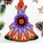 Passion Flower Christmas Tree Ornament (Two Sides) Back