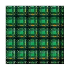 Green Clover Tile Coaster by LW323