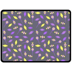 Candy Fleece Blanket (large)  by UniqueThings