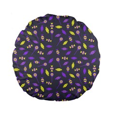 Candy Standard 15  Premium Flano Round Cushions by UniqueThings