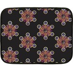 Metatron Cube Double Sided Fleece Blanket (Mini)  35 x27  Blanket Back