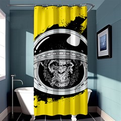 Spacemonkey Shower Curtain 36  X 72  (stall)  by goljakoff