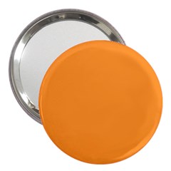 Deep Saffron Orange 3  Handbag Mirrors by FabChoice