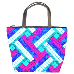 Pop Art Mosaic Bucket Bag by essentialimage365