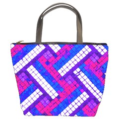 Pop Art Mosaic Bucket Bag by essentialimage365