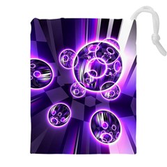 Fractal Illusion Drawstring Pouch (4xl) by Sparkle