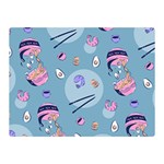 Japanese Ramen Sushi Noodles Rice Bowl Food Pattern 2 Double Sided Flano Blanket (Mini)  35 x27  Blanket Front