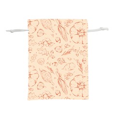 Thanksgiving Flowers And Gifts Pattern Lightweight Drawstring Pouch (m) by DinzDas