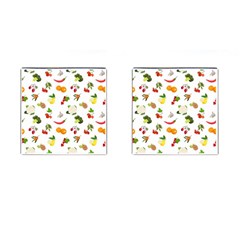 Fruits, Vegetables And Berries Cufflinks (square) by SychEva