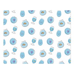 Aquarium With Fish Double Sided Flano Blanket (large)  by SychEva