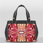 Marbled Butterfly Oversize Office Handbag (2 Sides) Front