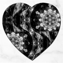 Gemini Mandala Jigsaw Puzzle (heart) by MRNStudios