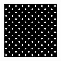 1950 Black White Dots Medium Glasses Cloth (2 Sides) by SomethingForEveryone