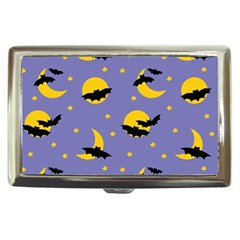 Bats With Yellow Moon Cigarette Money Case by SychEva