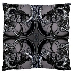 Lunar Phases Large Flano Cushion Case (two Sides) by MRNStudios