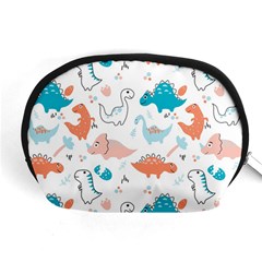 Funny Dinosaurs Kids Accessory Pouch (medium) by SychEva