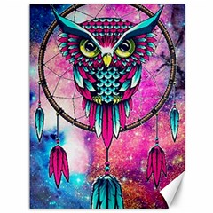 Owl Dreamcatcher Canvas 36  X 48  by Sudhe