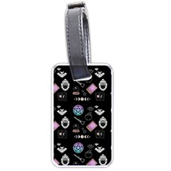 Pastel Goth Witch Luggage Tag (one Side) by NerdySparkleGoth