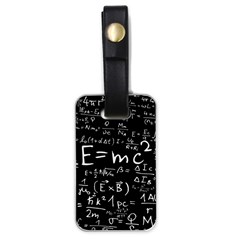 Science-albert-einstein-formula-mathematics-physics-special-relativity Luggage Tag (one Side) by Sudhe