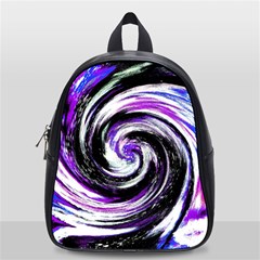 Canvas-acrylic-digital-design School Bag (small) by Amaryn4rt