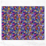 Multicolored Circles And Spots Rectangular Jigsaw Puzzl Front