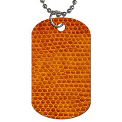 Leatherette 5 Brown Dog Tag (one Side) by skindeep