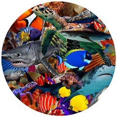 Under The Sea 5 Wooden Puzzle Round by impacteesstreetwearcollage