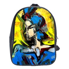 Blue Bird-1-4 School Bag (large) by bestdesignintheworld