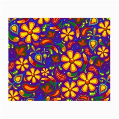 Gay Pride Rainbow Floral Paisley Small Glasses Cloth by VernenInk