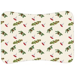 Spruce And Pine Branches Velour Seat Head Rest Cushion by SychEva