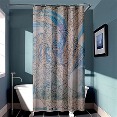 Convoluted Patterns Shower Curtain 36  X 72  (stall)  by kaleidomarblingart