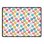 Multicolored Sweet Donuts Fleece Blanket (Small) 50 x40  Blanket Front