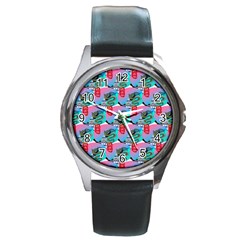 Retro Snake Round Metal Watch by Sparkle