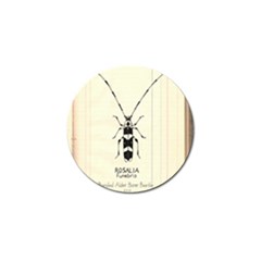 Banded Alder Borer  Golf Ball Marker by Limerence