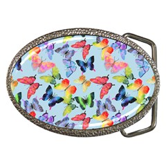 Watercolor Butterflies Belt Buckles by SychEva