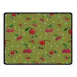 Red Cherries Athletes Fleece Blanket (Small) 50 x40  Blanket Front