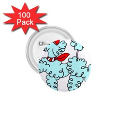 Doodle Poodle  1 75  Buttons (100 Pack)  by IIPhotographyAndDesigns