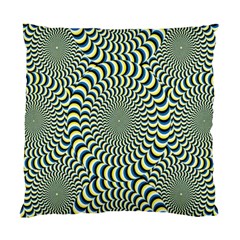 Illusion Waves Pattern Standard Cushion Case (one Side) by Sparkle