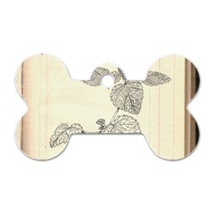 Lemon Balm Dog Tag Bone (two Sides) by Limerence