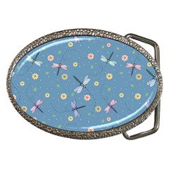 Cute Dragonflies In Spring Belt Buckles by SychEva