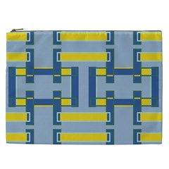 Abstract Pattern Geometric Backgrounds   Cosmetic Bag (xxl) by Eskimos