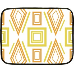 Abstract Pattern Geometric Backgrounds   Fleece Blanket (mini) by Eskimos