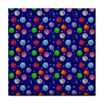 Christmas Balls Tile Coaster Front