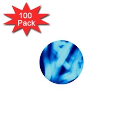 Blue Abstract 2 1  Mini Buttons (100 Pack)  by DimitriosArt