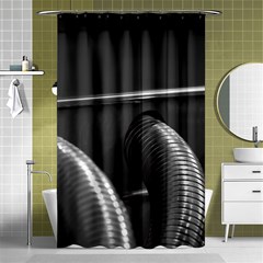 Tubes Of Power Shower Curtain 48  X 72  (small)  by DimitriosArt