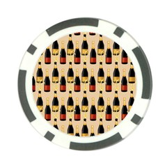 Champagne For The Holiday Poker Chip Card Guard (10 Pack) by SychEva