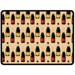 Champagne For The Holiday Fleece Blanket (large)  by SychEva